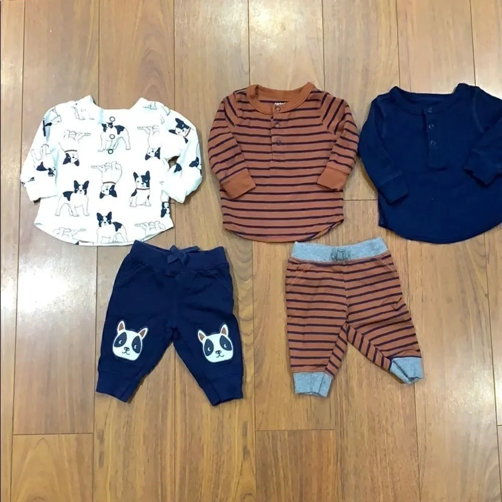 Carter’s 3 Month Doggy Mix n Match Bundle of 5.